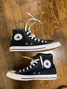 Converse High Top Sneakers - Black & White